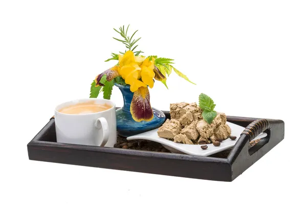 Café con girasol Halva —  Fotos de Stock