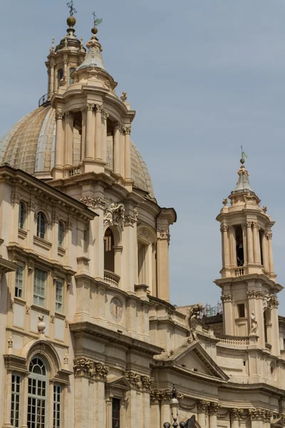 Sant'Agnese in Agone in Piazza Navona, Roma, Italia — Foto Stock