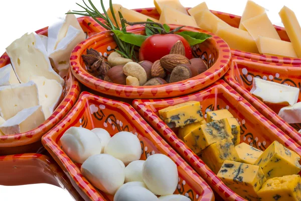 Variety cheese assortment — Stock Photo, Image