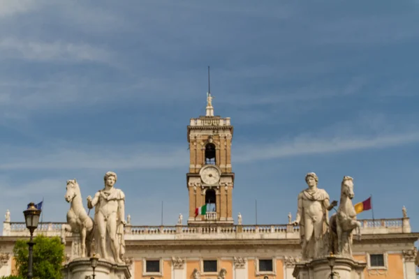 Campidoglio square (Piazza del Campidoglio) in Rome, Italy — Stock Photo, Image