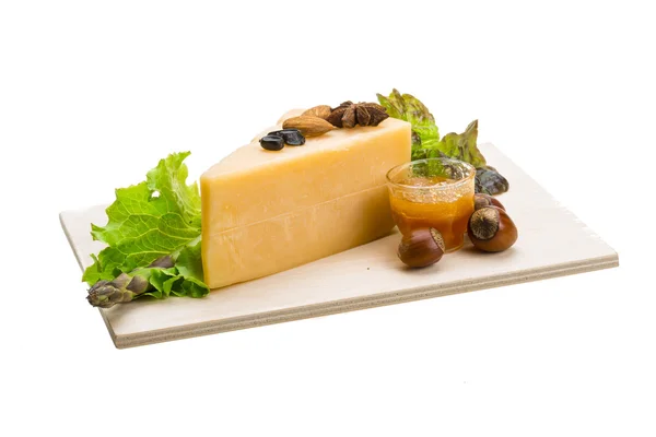 Old hard cheese — Stock Photo, Image