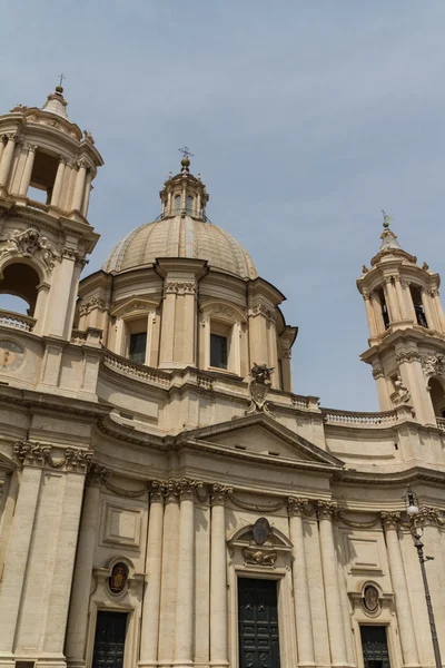 Sant'Agnese in Agone in Piazza Navona, Roma, Italia — Foto Stock