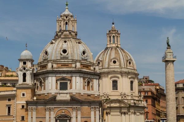 Del santissimo nome Chiesa di maria al foro Borghese'nin ve santa ma — Stok fotoğraf