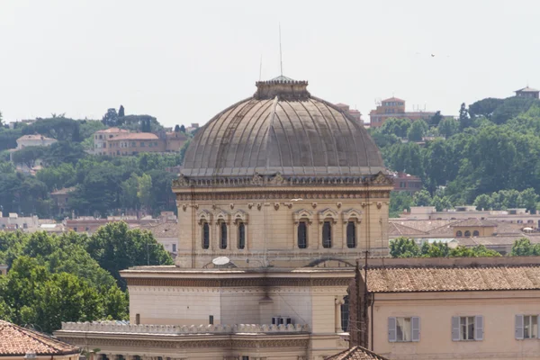 Synagoga a židovské ghetto v Římě, Itálie — Stock fotografie