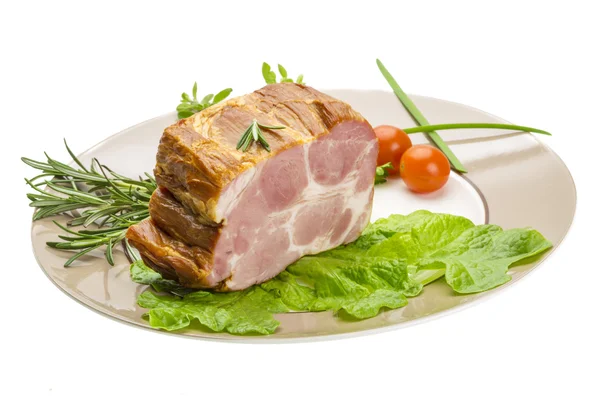 Bacon med grönsaker — Stockfoto