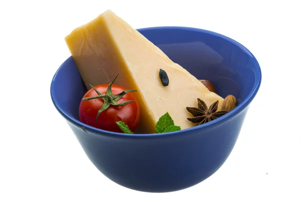 Old hard cheese — Stock Photo, Image