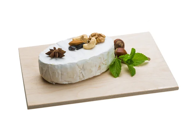 Fresh soft brie cheese — Stock Photo, Image