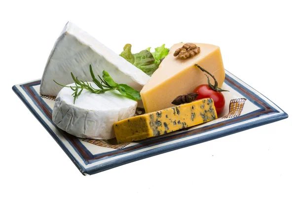 Assortimento di formaggi di varietà — Foto Stock