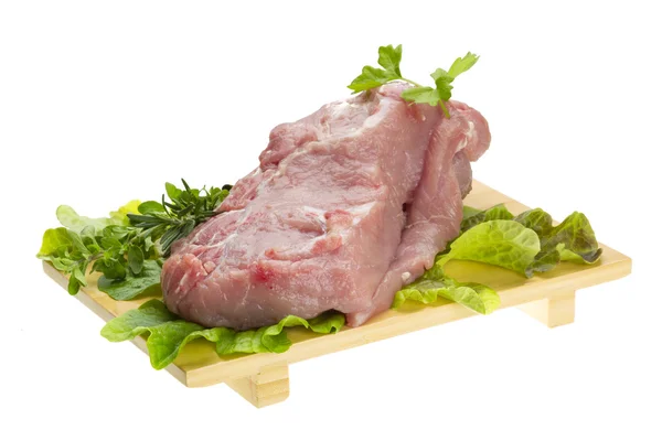 Raw pork meat — Stock Photo, Image