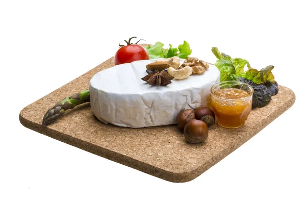 Fresh soft brie cheese — Stock Photo, Image