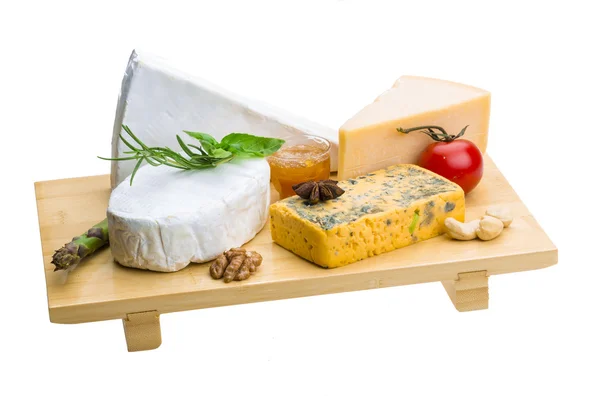 Variety cheese assortment — Stock Photo, Image