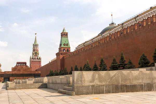 Spasskaya wieża na placu czerwonym — Zdjęcie stockowe