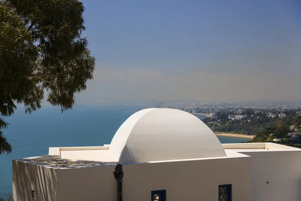 Cidade árabe velha na Tunísia Sidi Bu Said — Fotografia de Stock