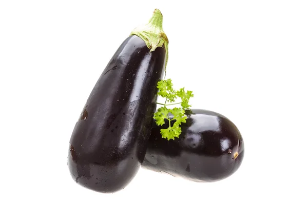 Ripe fhesh aubergine — Stock Photo, Image