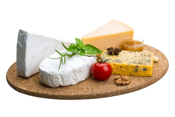 Різні сир асортимент — стокове фото