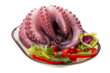 büyük haşlanmış ahtapot