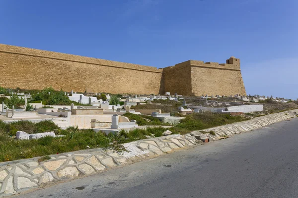 Ruine de la vieille forteresse à Mahdia Tunis — Photo