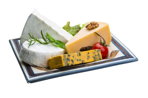 Variety cheese assortment — Stock Photo, Image