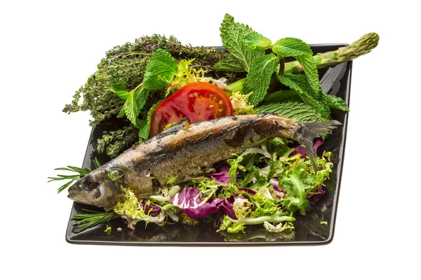 Grilled Herring — Stock Photo, Image