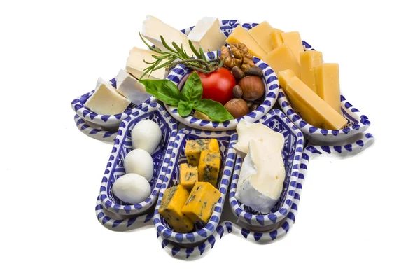 Variety cheese assortment — Stock Photo, Image