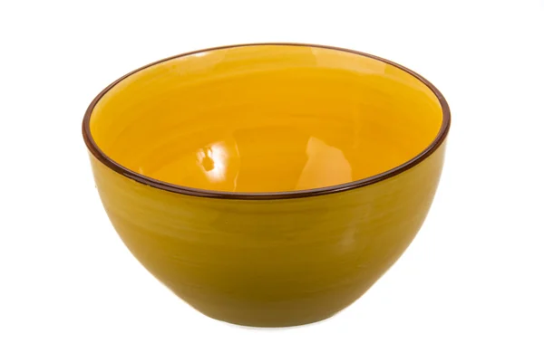 Яркая керамическая чаша — стоковое фото