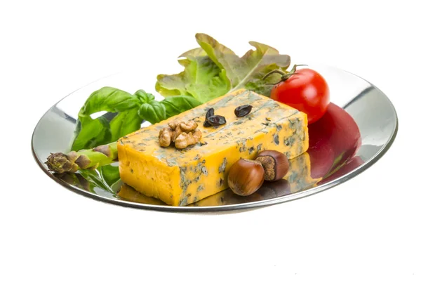 Gold cheese with mould — Stock Photo, Image