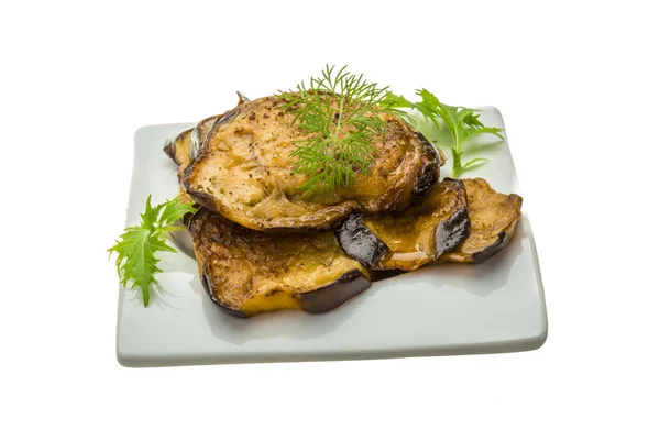 Gegrilde aubergine — Stockfoto