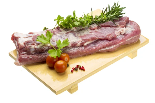 Rohes Schweinefleisch — Stockfoto