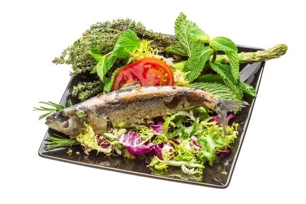 Grilled Herring — Stock Photo, Image