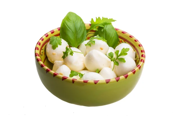 Mozzarella z ziołami — Zdjęcie stockowe