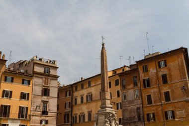 Roma, İtalya. eski şehrin tipik mimari detaylar