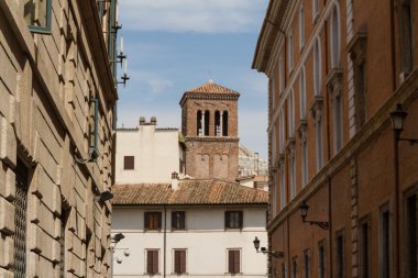 Roma, İtalya. eski şehrin tipik mimari detaylar