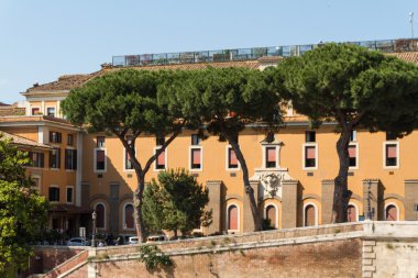 Roma, İtalya. eski şehrin tipik mimari detaylar