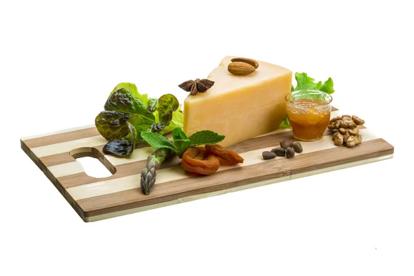Old hard cheese — Stock Photo, Image
