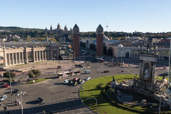 Venezianische türme in barcelona (spanien)) — Stockfoto