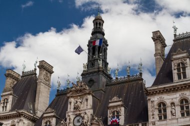 Tarihi bina Paris'te Fransa