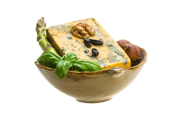 Золотой сыр и плесень — стоковое фото