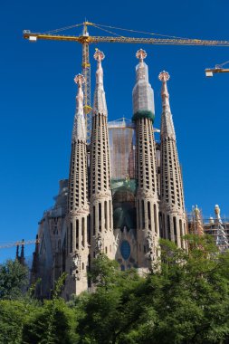 Barcelona İspanya - 28 Ekim: La Sagrada Familia