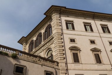 Roma, İtalya. eski şehrin tipik mimari detaylar