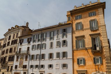 Roma, İtalya. eski şehrin tipik mimari detaylar