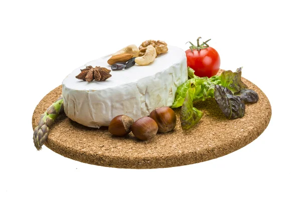 Fresh soft brie cheese — Stock Photo, Image