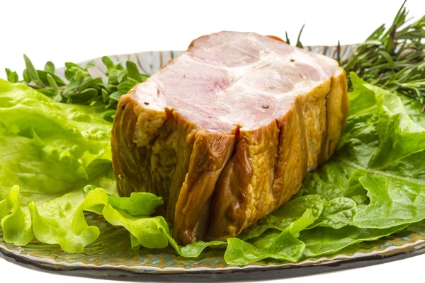 Bacon med grönsaker — Stockfoto