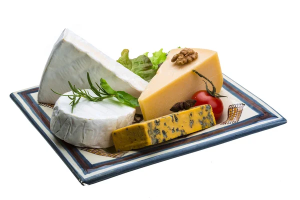 Çeşitli peynir çeşitler — Stok fotoğraf