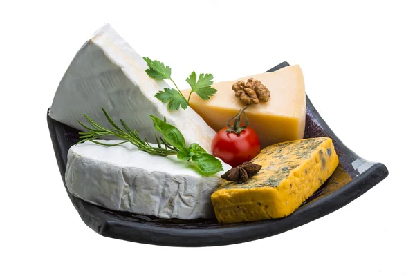 Variety cheese assortment — Stock Photo, Image