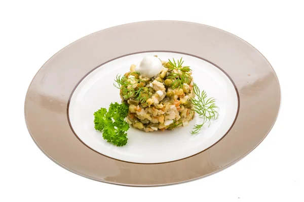 Russian salad — Stock Photo, Image