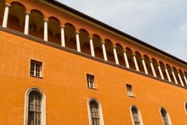 Roma, İtalya. eski şehrin tipik mimari detaylar