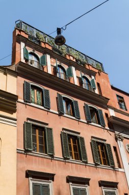 Roma, İtalya. eski şehrin tipik mimari detaylar