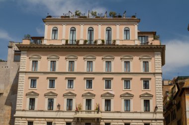 Roma, İtalya. eski şehrin tipik mimari detaylar
