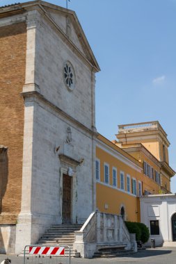 Roma, İtalya. eski şehrin tipik mimari detaylar