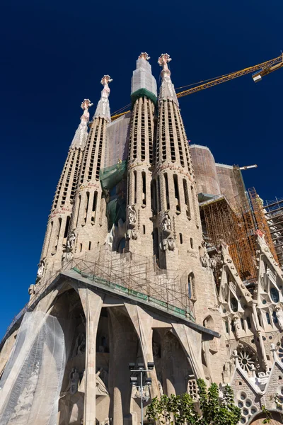 Barcelona Spanien - 28 oktober: La Sagrada Familia — Stockfoto